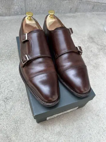 스카치 그레인 그레인 오데사 25.5cm 다크 브라운 더블 몽크