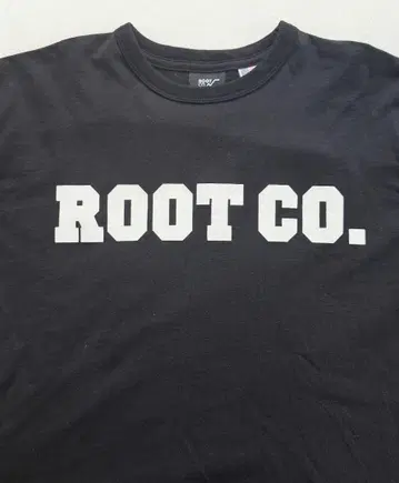 ROOT CO. 블랙 티셔츠