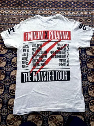 Eminem x Rihanna 티셔츠 2014년