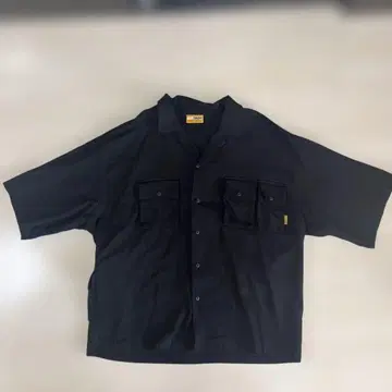 GRIP SWANY 블랙 반팔 셔츠 L