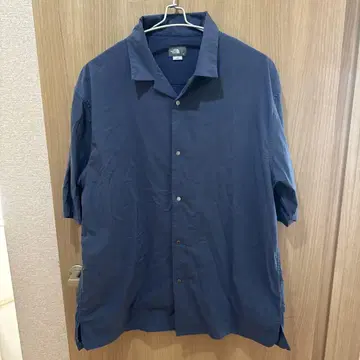 THE NORTH FACE 반팔 셔츠 XL 네이비