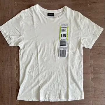 EMPORIARMANI 화이트 V넥 티셔츠
