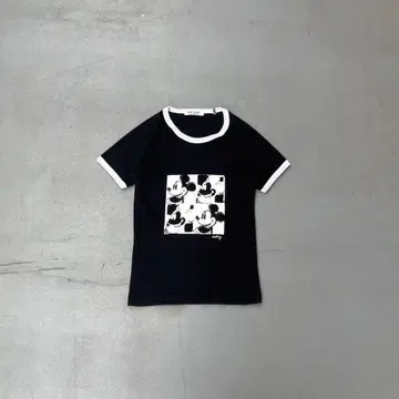 90s ICEBERG Mickey USA제 래글런 반팔 링거 셔츠