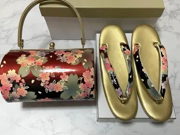 기모노 가방 및 신발 세트
