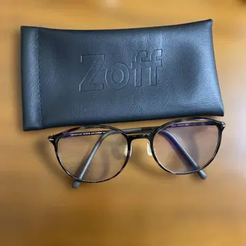 Zoff 라운드형 안경 얇은 브라운 렌즈