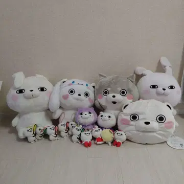 요시 스탬프 봉제 인형 세트