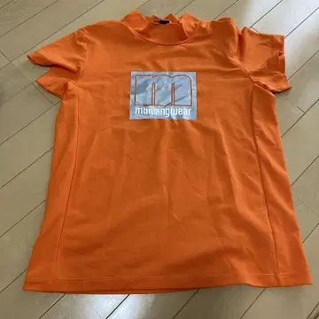 munsingwear 오렌지 피케 셔츠 M 사이즈