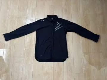 OAKLEY (오클리) 남성용 골프 긴팔 셔츠 블랙 L 사이즈