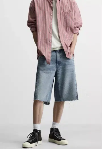 자라 배기 숏 팬츠