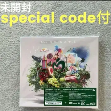 새상품 Mrs. GREEN APPLE 앨범 10 최초 한정판 CD+DVD