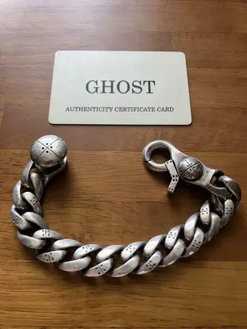 GHOST 고스트 팬시 아머 링크 팔찌