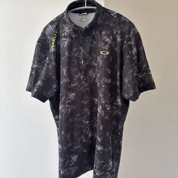 Oakley 골프 셔츠 XL 블랙/그레이