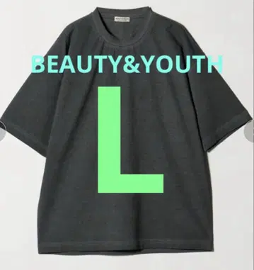 BEAUTY&YOUTH 테크 가먼트 다이 크루넥 티셔츠 L