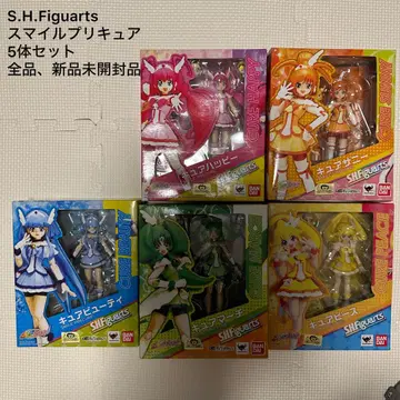 S.H.Figuarts 스마일 프리큐어 5개 세트(전부) 미개봉 새상품