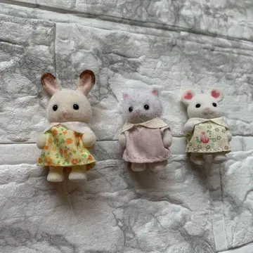 실바니안 패밀리 인형 본체 3개 세트