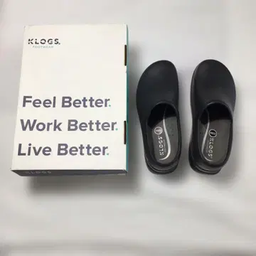 새상품 Klogs 블랙 클로그 샌들 MEDIUM USA제