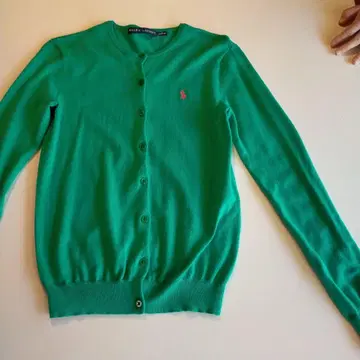 Ralph Lauren 그린 가디건 긴팔 사이즈 S