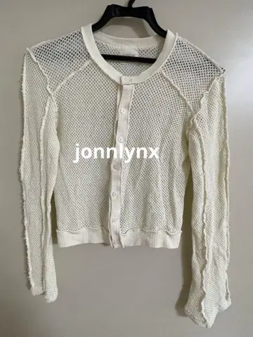 jonnlynx 메쉬 가디건 24ss