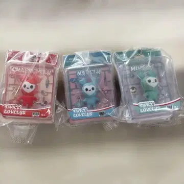 TWICE LOVELYS 블리스터 마스코트 참 3개 세트