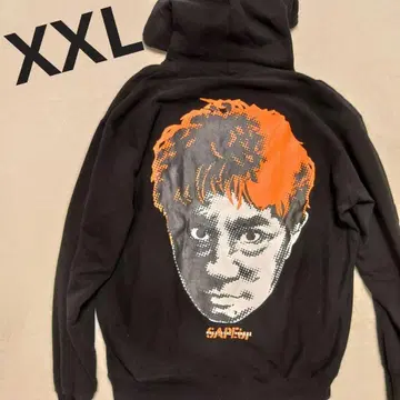 새상품급 SAPEur 후드티 후디 블랙 사풀 하마짱 하마다 XXL