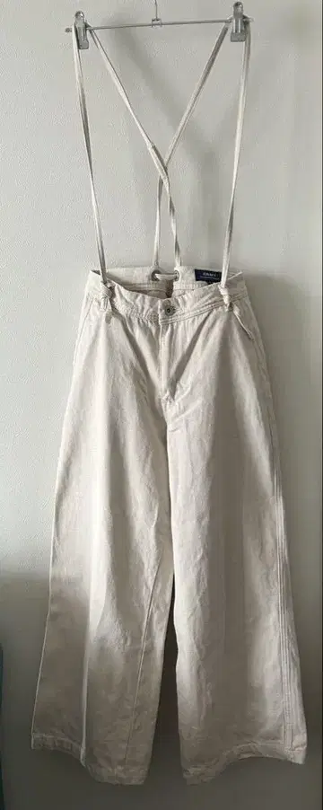 2way 살로펫 데님 팬츠 화이트