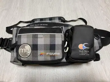 mazume 체크 무늬 힙색