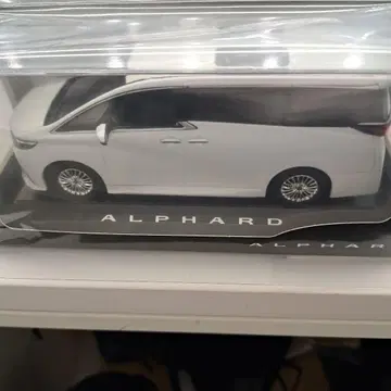ALPHARD 화이트 펄 운모 미니카 1/64
