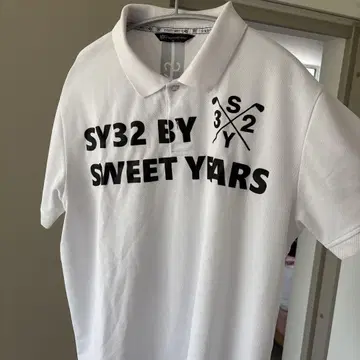 SY32 BY SWEET YEARS 피케 셔츠 XL 화이트