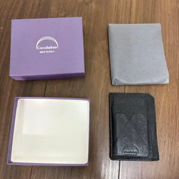 L'Arcoitaleno 스마트 미니 지갑 BLACK