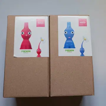 빨강 파랑 피크민 꽃병 닌텐도 한정판