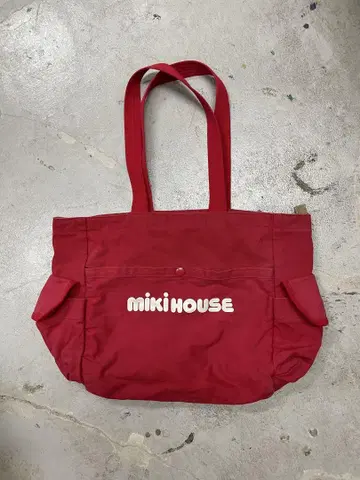 90s 미키 하우스 miki HOUSE 토트백 빨간색 핸드백