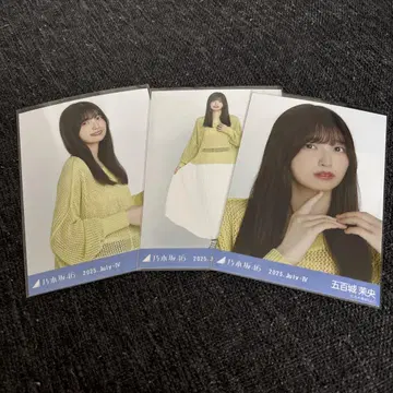 노기자카46 브로마이드 메쉬 니트 컴프 이오키 마오
