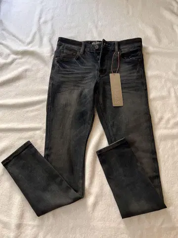 VALABASAS 다크 그레이 스키니 데님 30