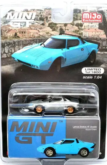 MINI GT 란치아 스트라토스 스트라다레 아줄로 키아로 체이스