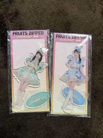 FRUITS ZIPPER 아크릴 스탠드 2개 세트