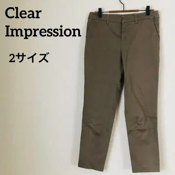 Cear Impression 캐주얼 팬츠 [2 사이즈] 브라운 여성용