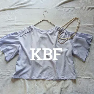 KBF KBF 반팔 티셔츠 FREE 넉넉하고 예쁜 퍼플