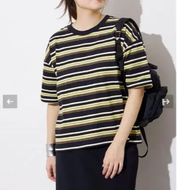 저널 스탠다드 땀 얼룩 방지 천축 롤업 T
