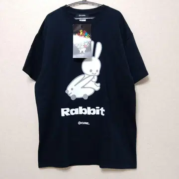 Cune 쿤 티셔츠 토끼가 탄 rabbit 콜라보 티셔츠