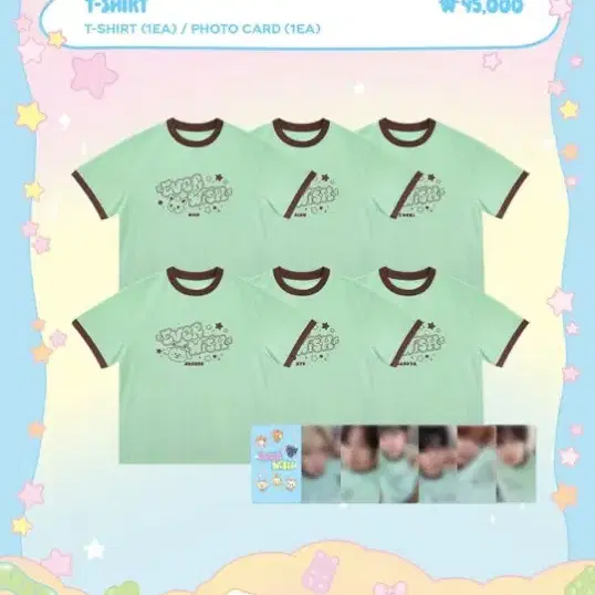NCT | 엔시티 NCT WISH Everwish T-shirt on Bunjang Global Site.