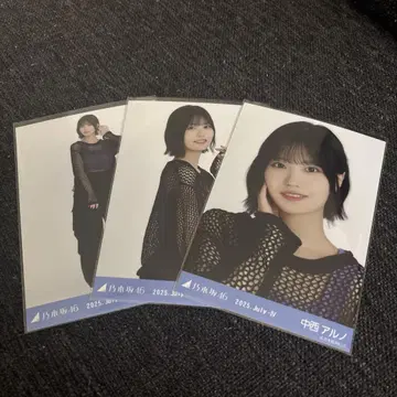 노기자카46 브로마이드 메쉬 니트 나카니시 아르노 컴프