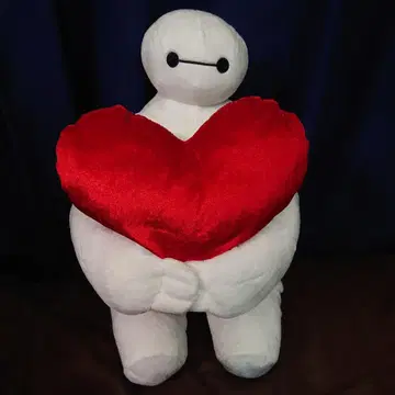 베이맥스 봉제 인형 하트