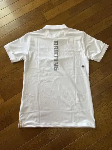 BRIEFING 화이트 투어 피케 셔츠 M