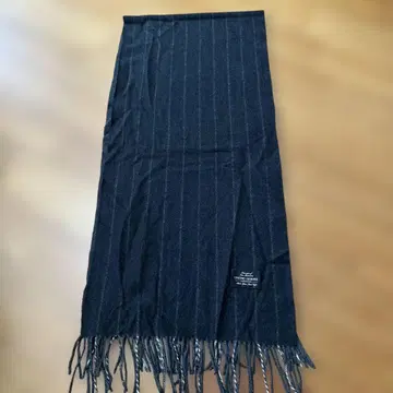 UNITED ARROWS 스트라이프 머플러 다크 그레이