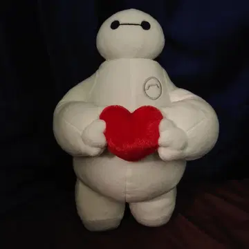 베이맥스 봉제 인형 하트 약 30cm