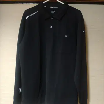 푸마 긴팔 피케 셔츠 블랙 PW-4024A