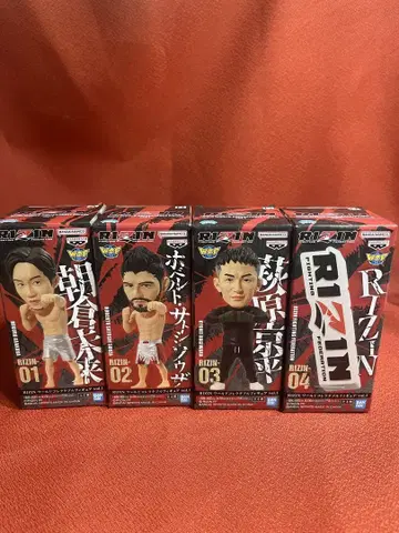 RIZIN wcf 월드 콜렉터블 피규어 전 4종 세트