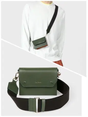 Paul Smith 폴스미스 네이비 콘서티나 미니 숄더백