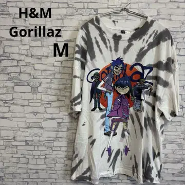 H&M 에이치앤엠 gorillaz 고릴라즈 티셔츠 M