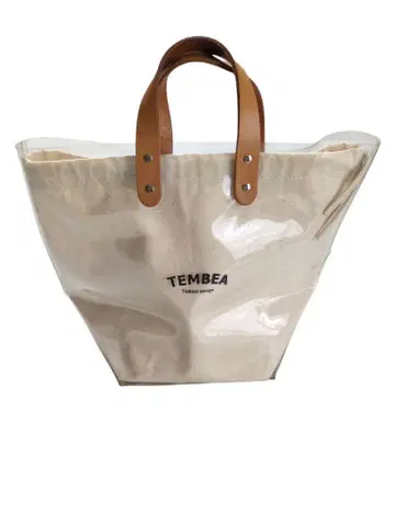 TEMBEA 비닐 클리어 토트백